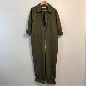 Red Sky Army Green Baggy Boiler / Jumpsuit